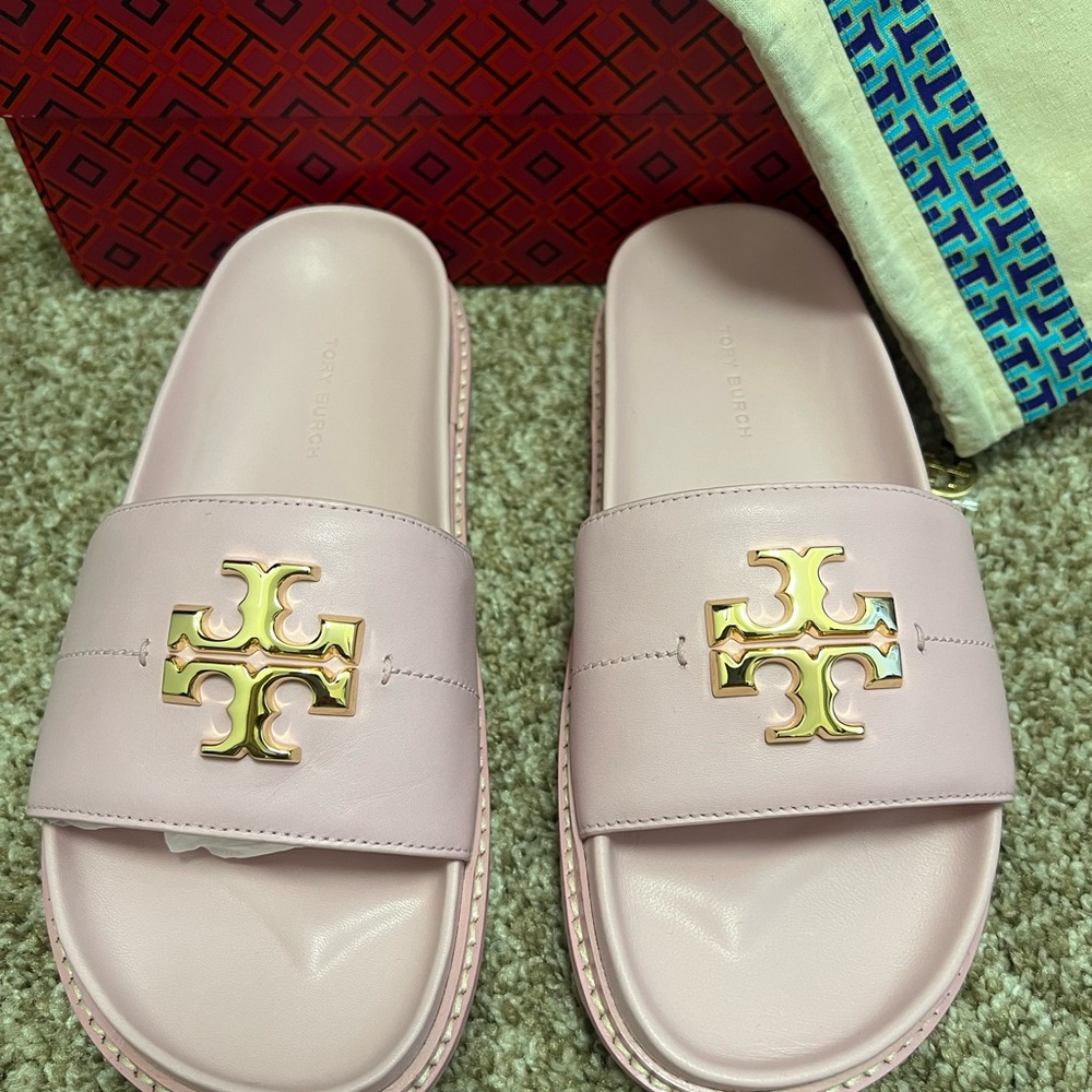 Brand New Tory Burch Petunia Slides